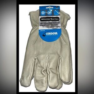 NEW Cordova 606330 WorkSeries 3M Thinsulate Work Glove Pigskin Therma Core MEN L